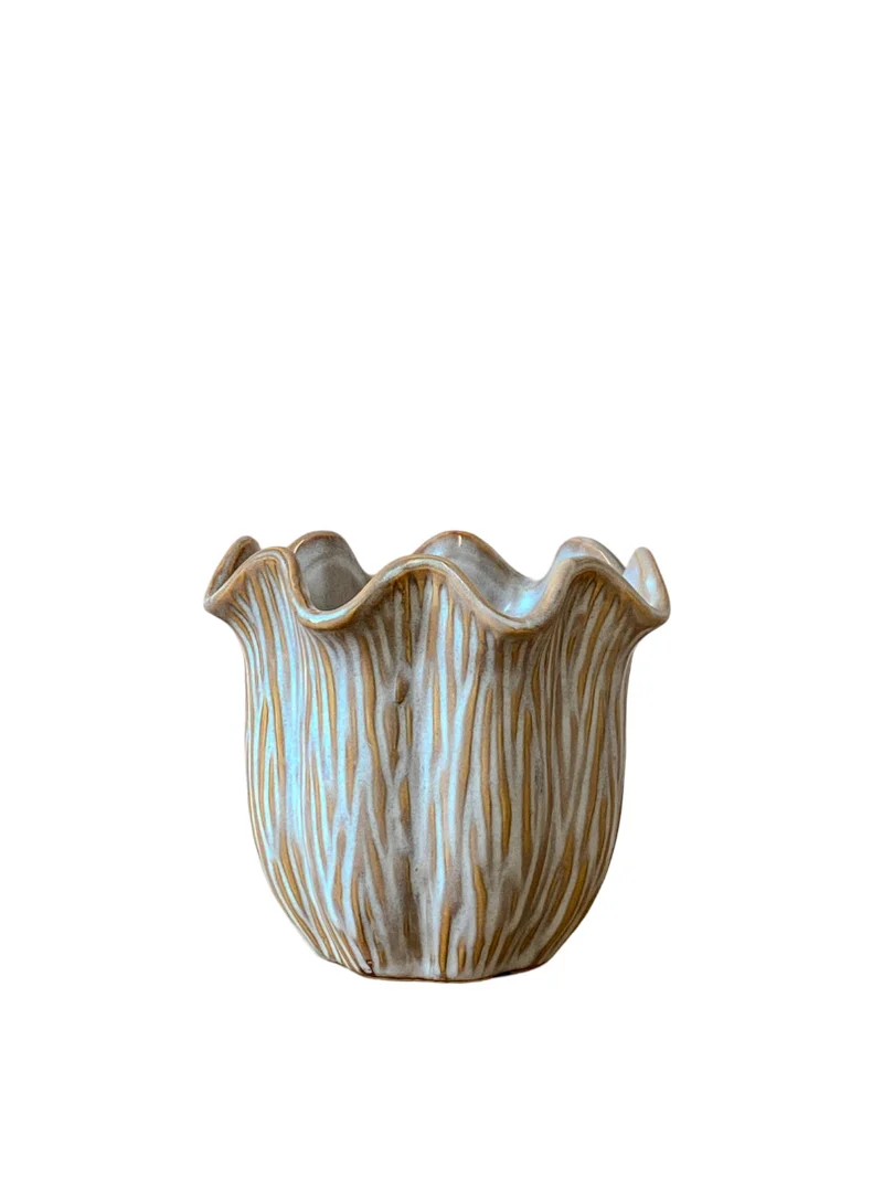 Topf „Loire“ Keramik D14 H12cm Off-White