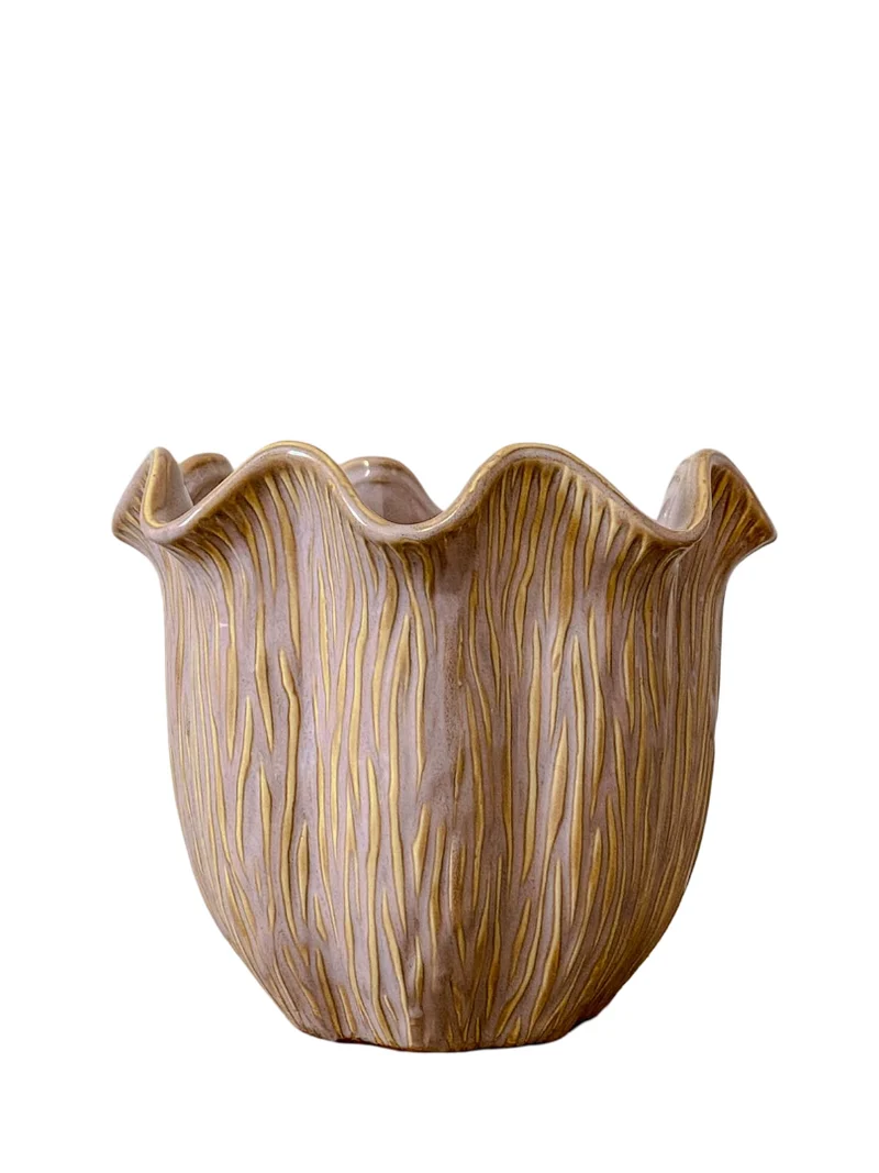 Topf „Loire“ Keramik Ø21 H18cm Altrosa