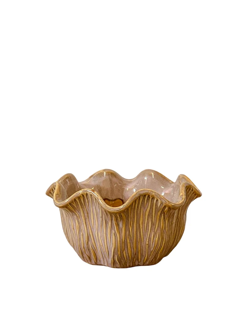 Schale ''Loire'' Keramik D18 H9cm Altrosa