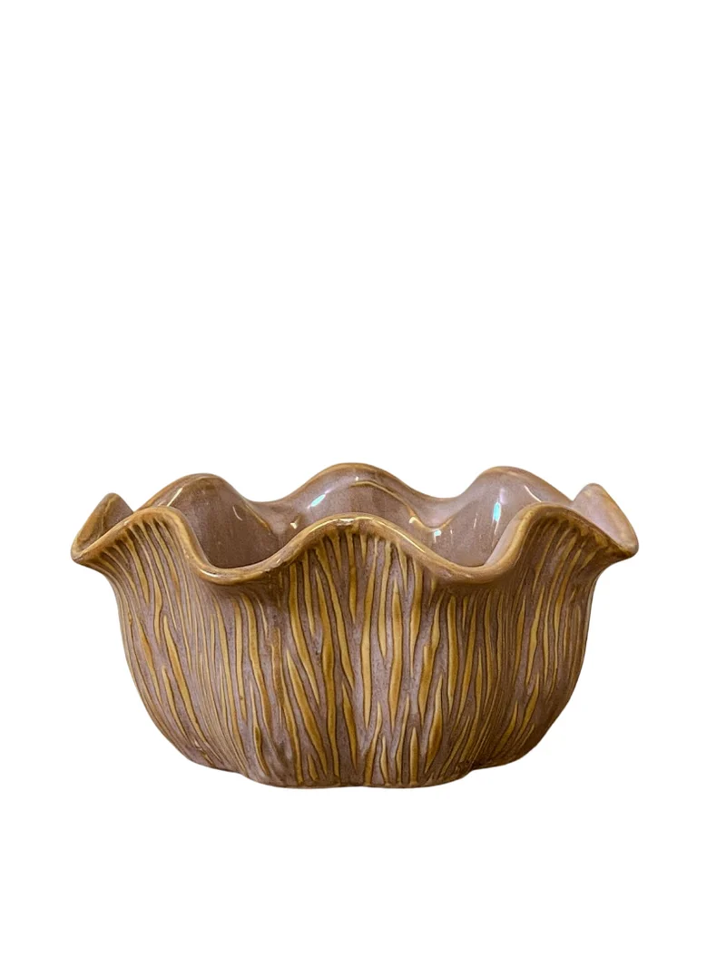 Schale „Loire“ Keramik D22,5 H10cm Altrosa