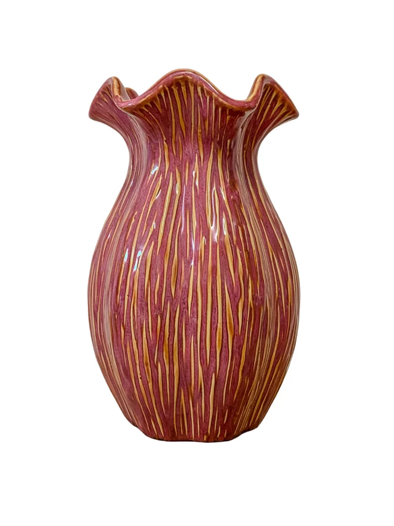 Vase „Loire“ Keramik Ø15,5 H25cm Cherry
