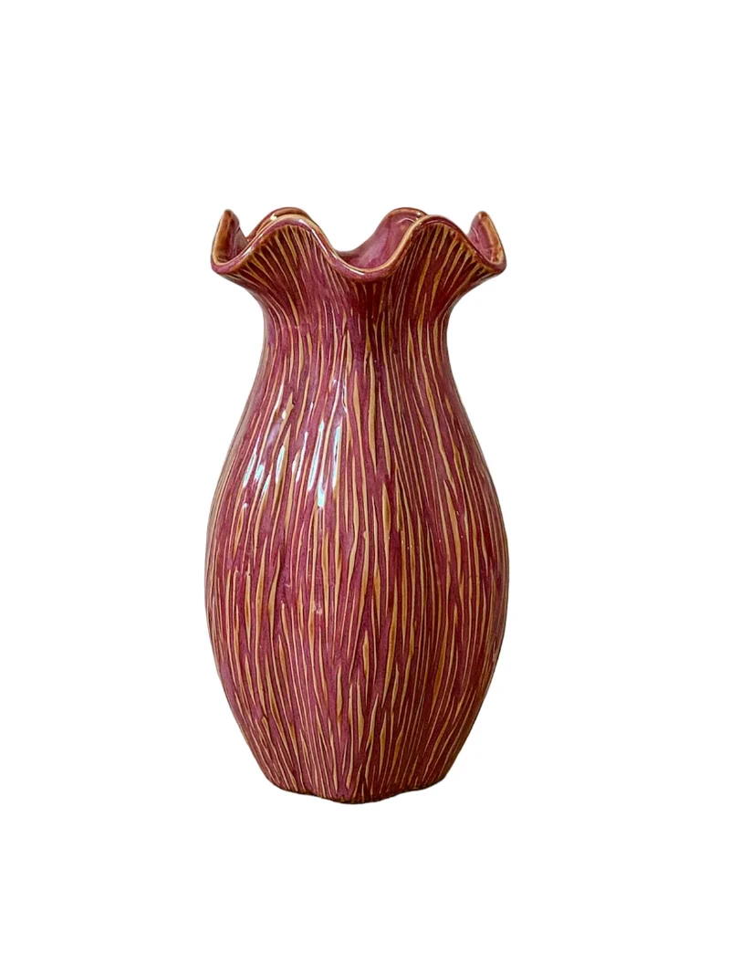 Vase „Loire“ Keramik D18 H32cm Cherry