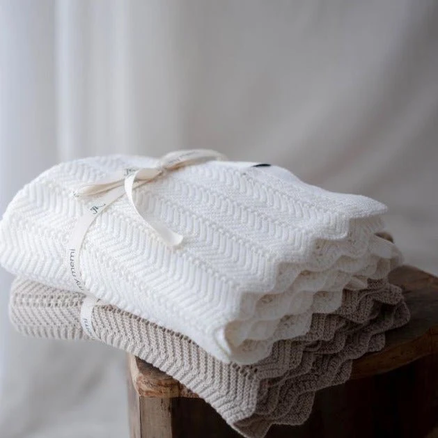 Bambus Babydecke "Feather"