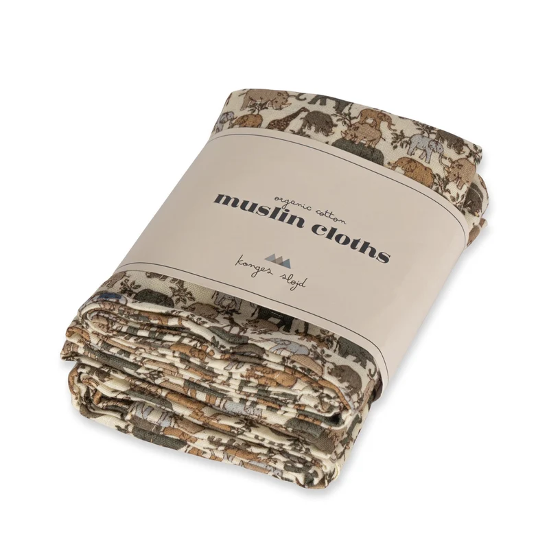Mulltücher "Safari" 3er Pack