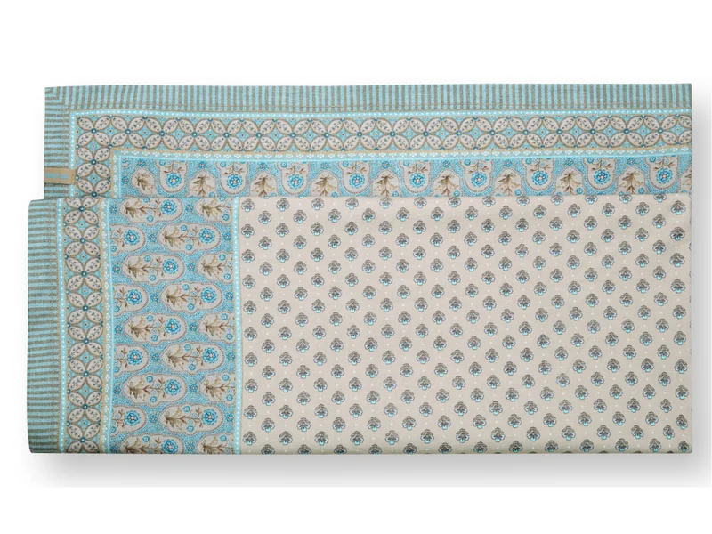 PIP STUDIO Blooming Tales Khaki-Blue Tischdecke 150x300cm