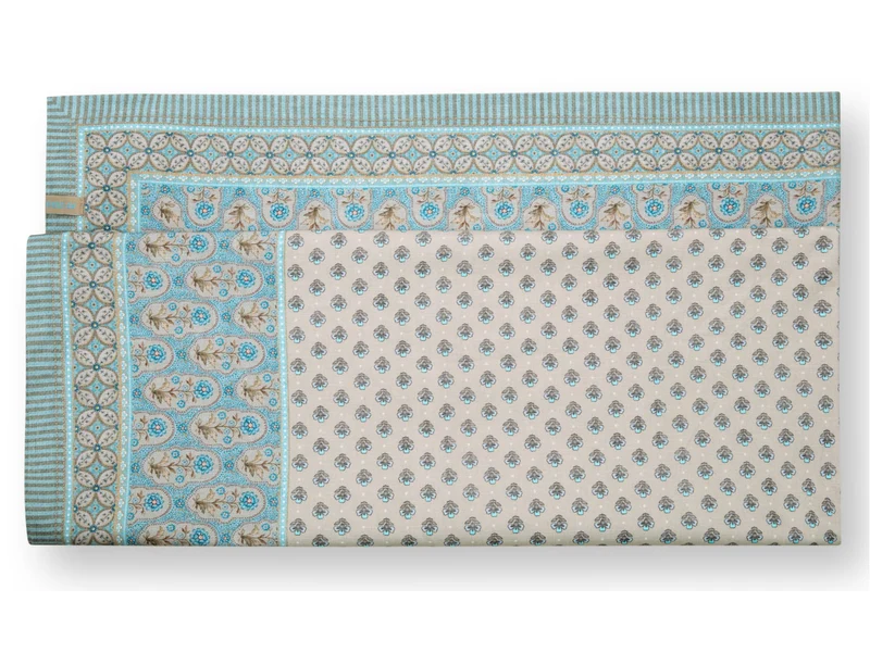PIP STUDIO Blooming Tales Khaki-Blue Tischdecke 150x250cm