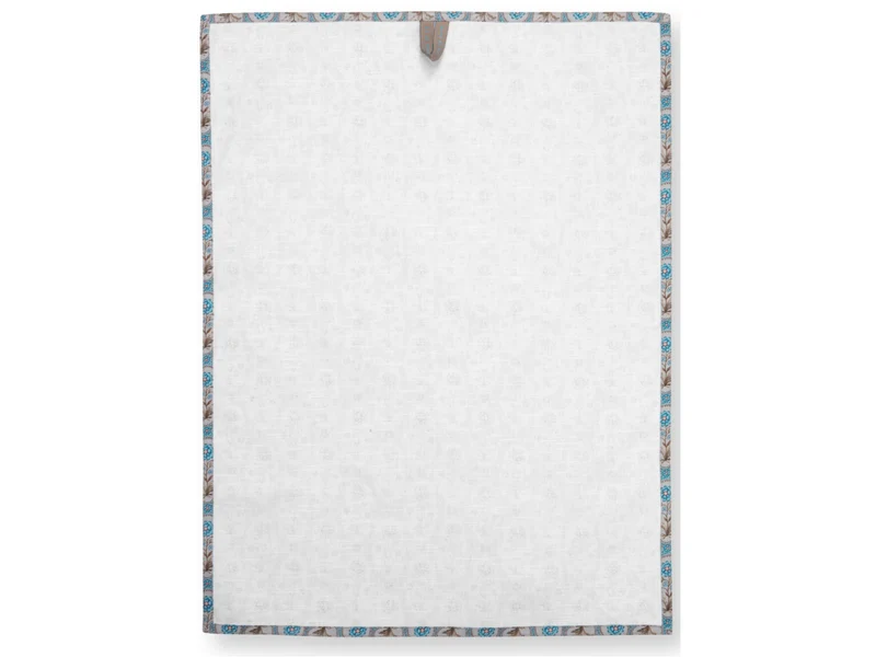 PIP STUDIO Blooming Tales Bustani-Pashmina Khaki-Blue Geschirrtuch 50x70cm Set2