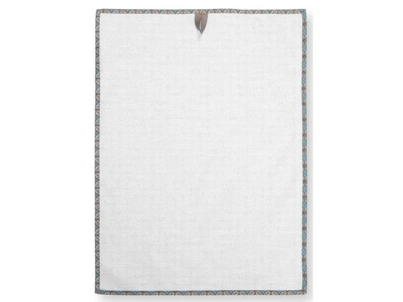 PIP STUDIO Blooming Tales Bustani-Pashmina Khaki-Blue Geschirrtuch 50x70cm Set2