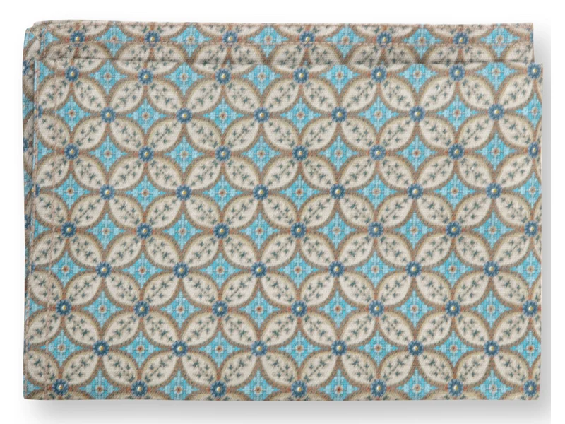 PIP STUDIO Blooming Tales Bustani-Pashmina Khaki-Blue Geschirrtuch 50x70cm Set2