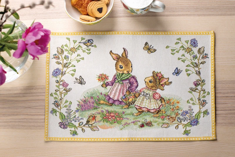 Villeroy & Boch Spring Fantasy Gobel. Platzset Blumenwiese 32x48cm Set6