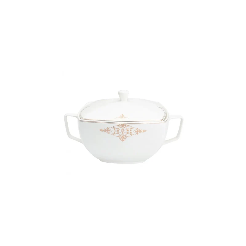 Karaca Melina Fine Cream Tafelservice- Set in für 12 Personen- 60-teilig