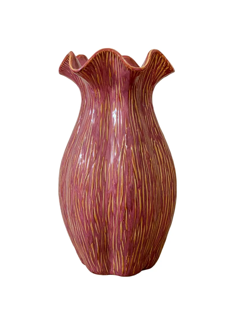 Vase ''Loire'' Keramik D21 H38cm Cherry