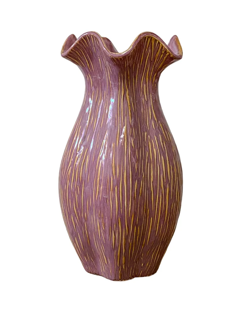 Vase „Loire“ Keramik D21 H38cm Lila