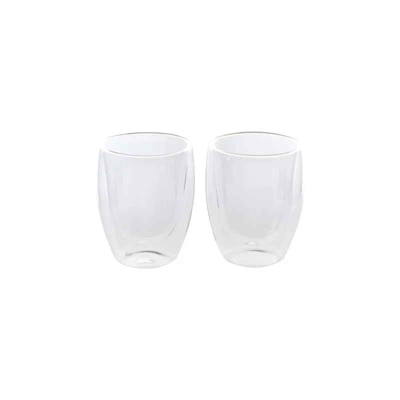 Karaca Double Wall Borosilikat Glas Tassenet für 2 Personen 150 ml
