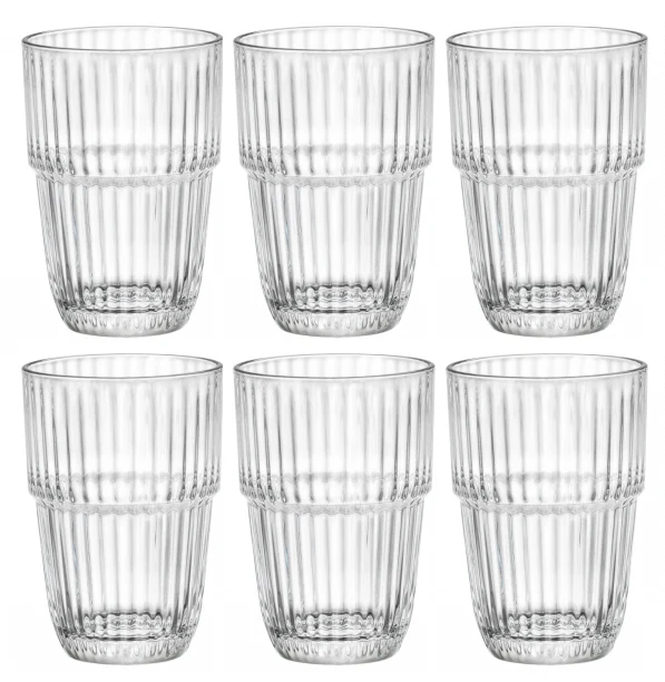 Bormioli Rocco Longdrinkgläser Barshine - 380 ml - 6 Stücke