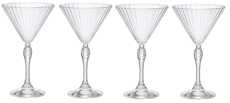 Bormioli Rocco Martini Gläser America 20er 240 ml - 4 Stück