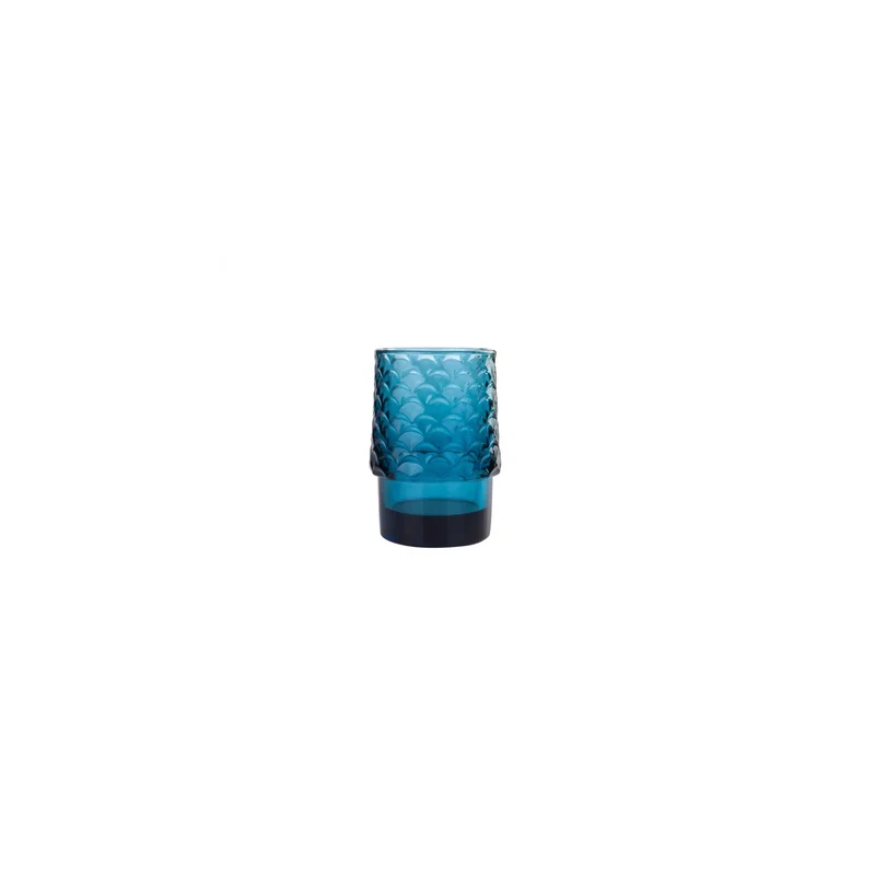 Karaca Fish Softdrinkglas 4-teilig, Blau