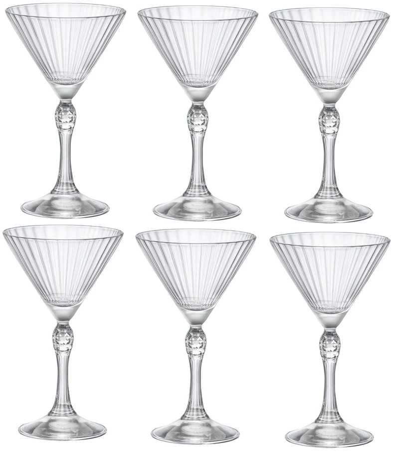 Bormioli Rocco Martini-Gläser America 20er 150 ml - 6 Stück