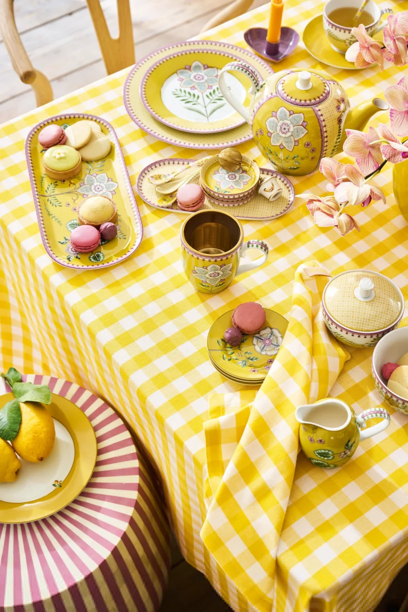 PIP STUDIO Lily&Lotus Yellow Kuchenplatte 33,3x15,5cm