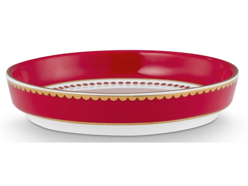 PIP STUDIO Love Birds Medallion Red-Pink Teeset für eine Person