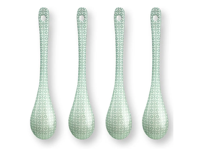 PIP STUDIO Lily&Lotus Light Green Teelöffel 13cm Set4