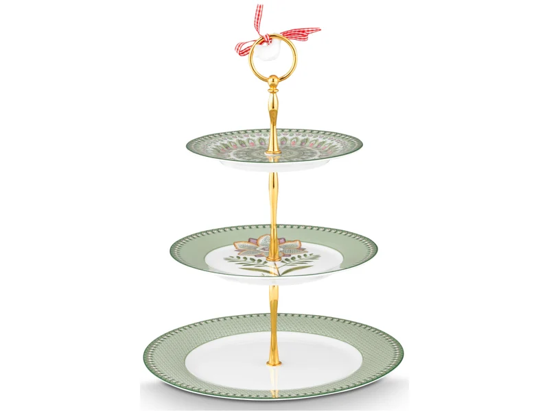 PIP STUDIO Lily&Lotus Light Green Etagere 3tlg