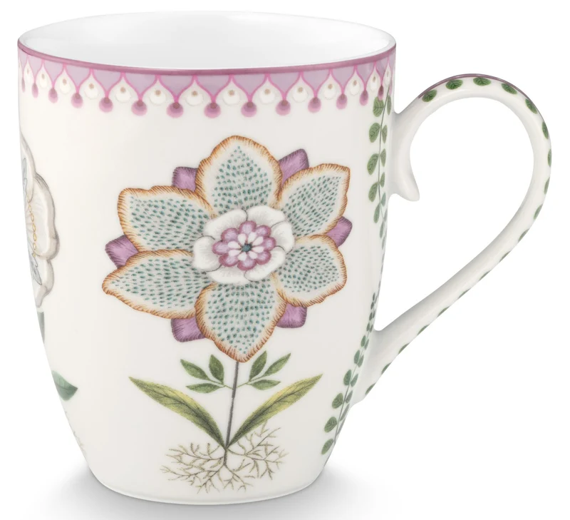 PIP STUDIO Lily&Lotus Off White Teeset für eine Person 0,365l