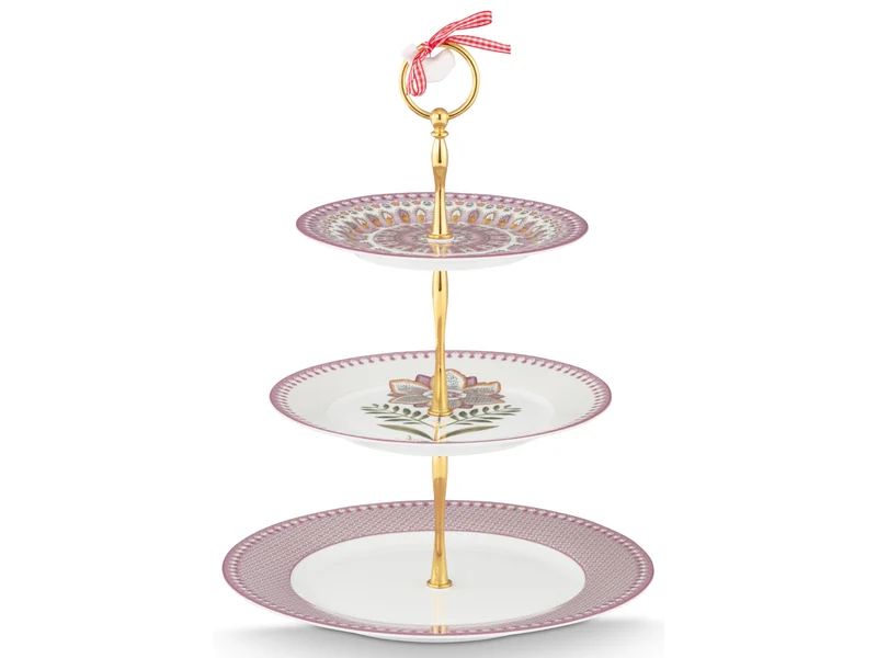 PIP STUDIO Lily&Lotus Lilac Etagere 3tlg