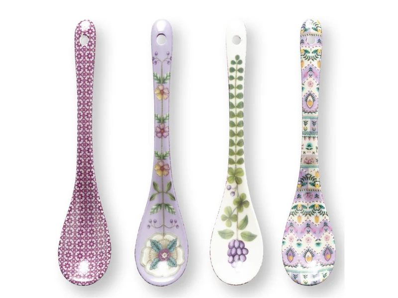 PIP STUDIO Lily&Lotus Lilac Teelöffel 13cm Set4