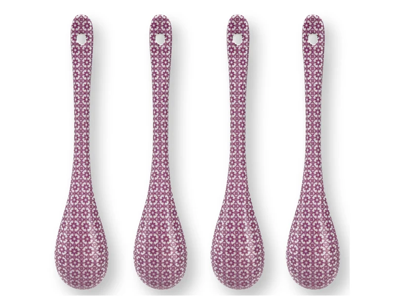 PIP STUDIO Lily&Lotus Lilac Teelöffel 13cm Set4