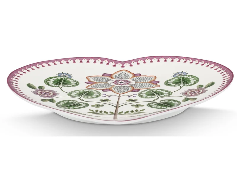PIP STUDIO Lily&Lotus Lilac Herzformteller 21,5cm Set2
