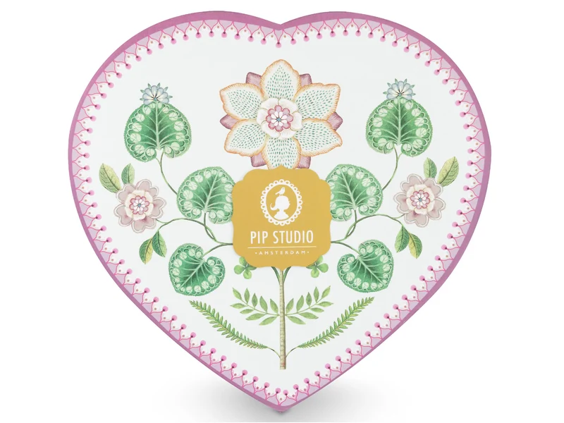 PIP STUDIO Lily&Lotus Lilac Herzformteller 21,5cm Set2