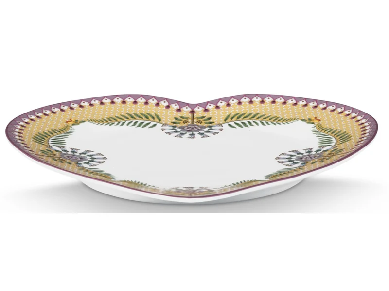 PIP STUDIO Lily&Lotus Yellow Herzformteller 21,5cm Set2