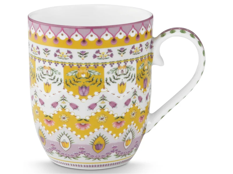 PIP STUDIO Lily&Lotus Yellow Henkelbecher Small 0,2l Set2
