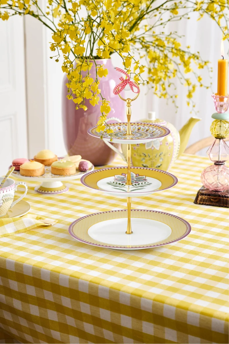 PIP STUDIO Lily&Lotus Yellow Etagere 3tlg