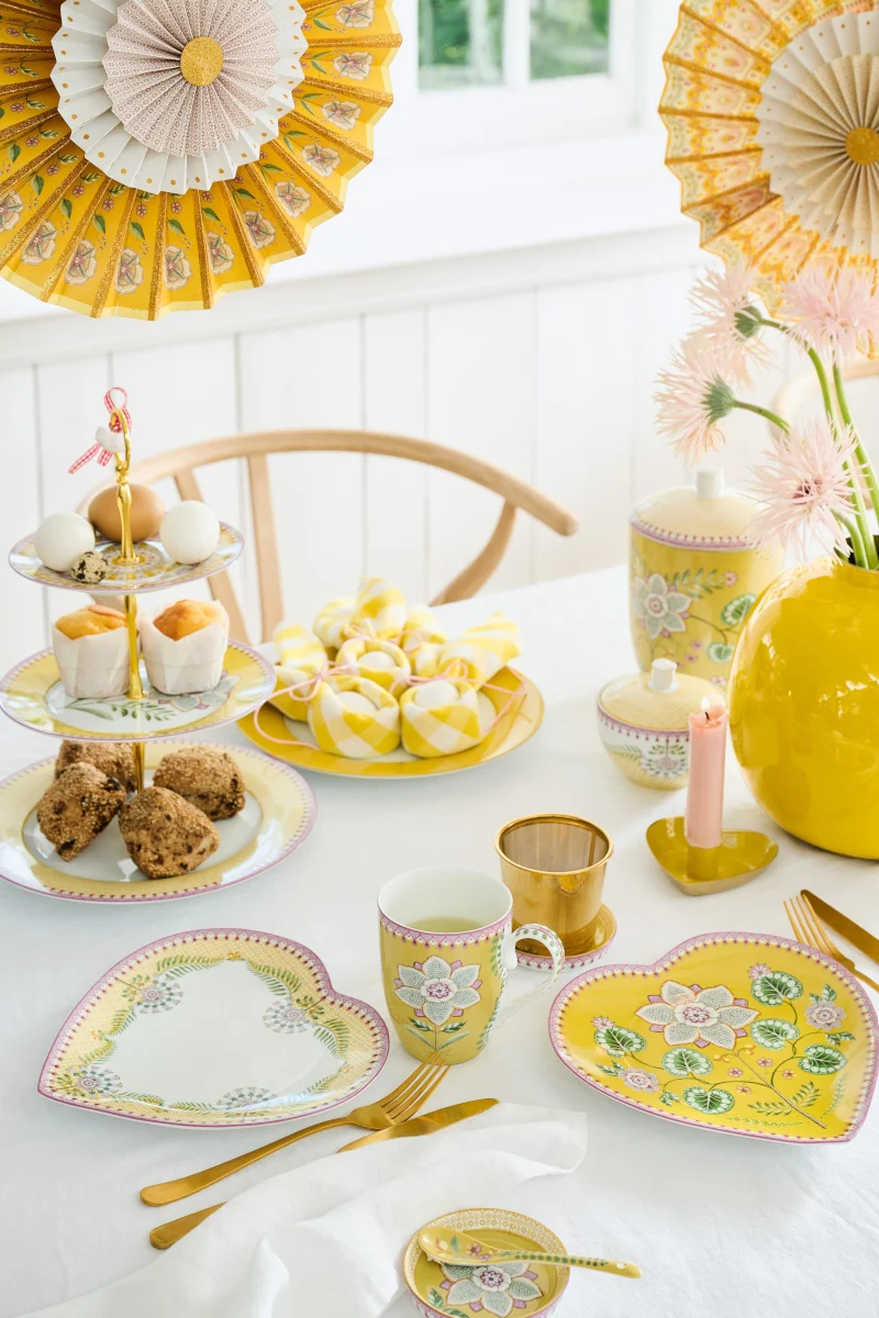 PIP STUDIO Lily&Lotus Yellow Frühstücksset Set3