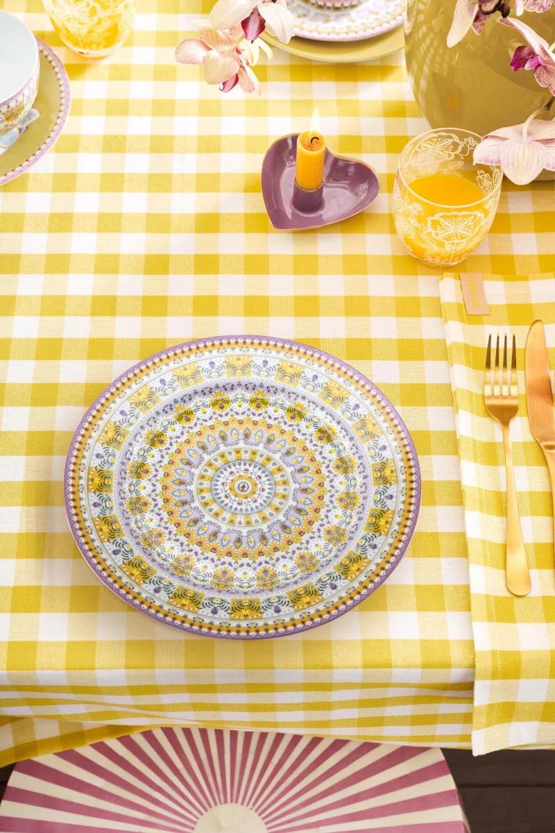 PIP STUDIO Lily&Lotus Moon Delight Yellow Platzteller 32cm