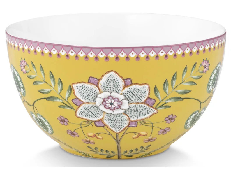 PIP STUDIO Lily&Lotus Yellow Bowl 18cm