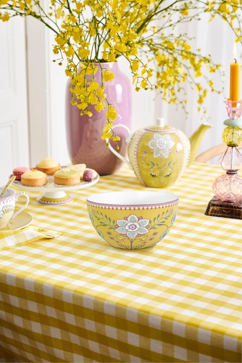 PIP STUDIO Lily&Lotus Yellow Bowl 18cm