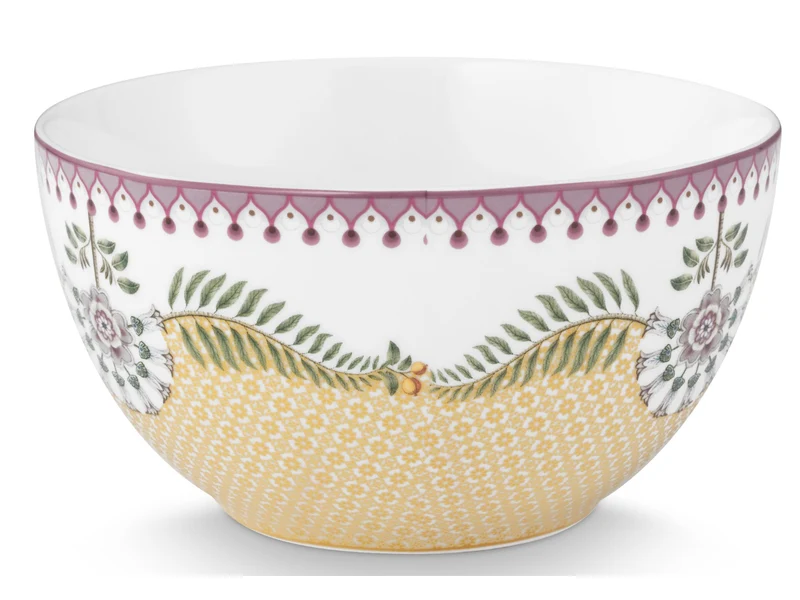 PIP STUDIO Lily&Lotus Tiles Yellow Bowl 15cm