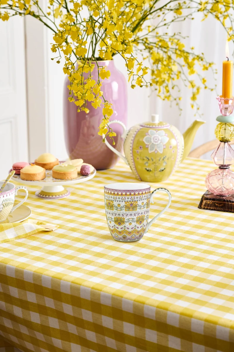 PIP STUDIO Lily&Lotus Moon Delight Yellow Henkelbecher XL 0,45l