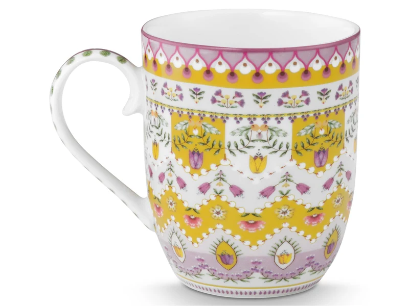 PIP STUDIO Lily&Lotus Moon Delight Yellow Small Henkelbecher 0,2l
