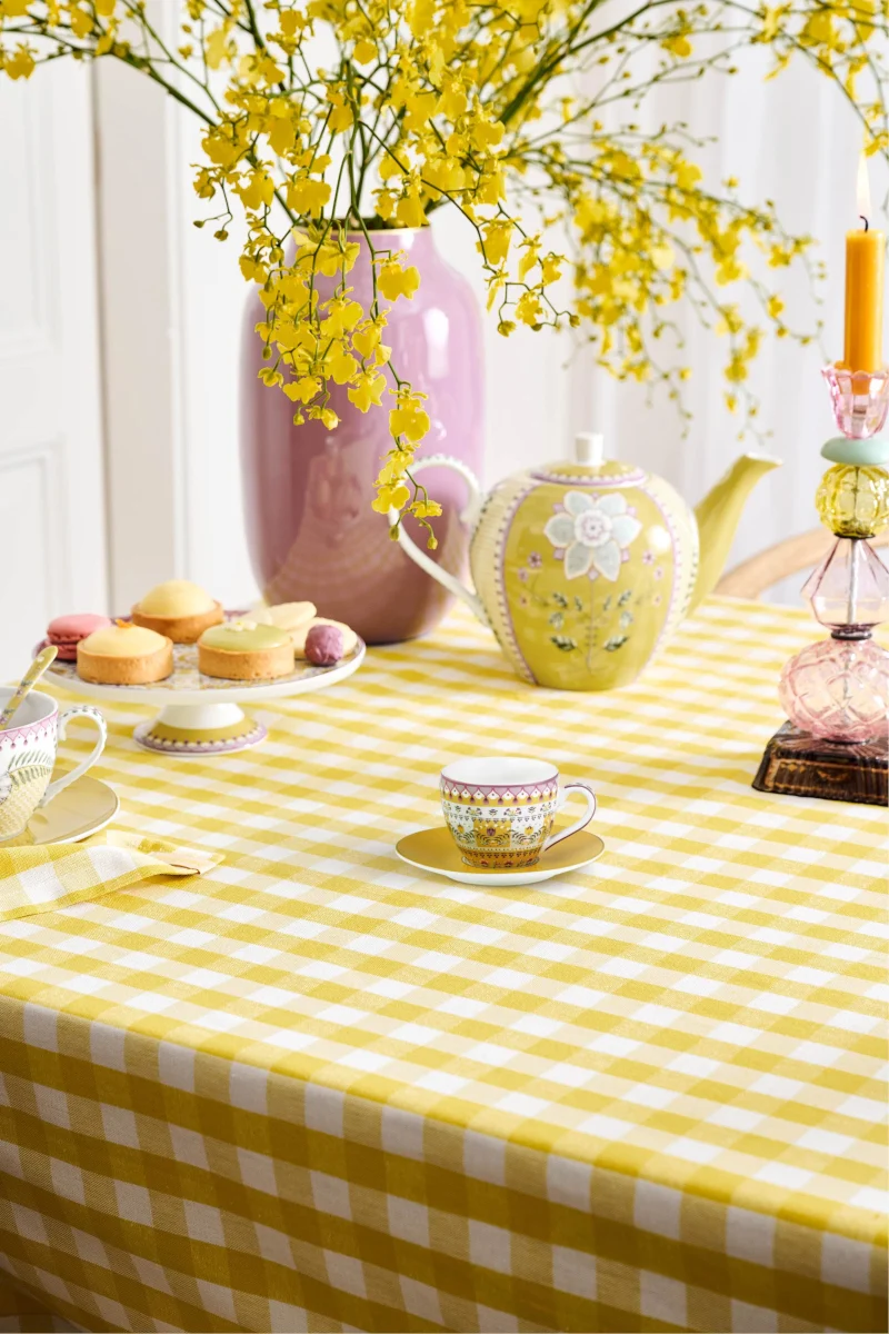 PIP STUDIO Lily&Lotus Moon Delight Yellow Espressotasse mit Untertasse 0,12l