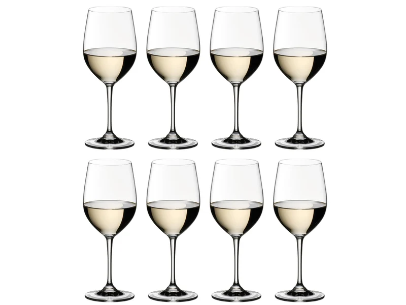 Riedel Weißweingläser Vinum - Viognier / Chardonnay - 350 ml - Zahle 6 und bekomme 8
