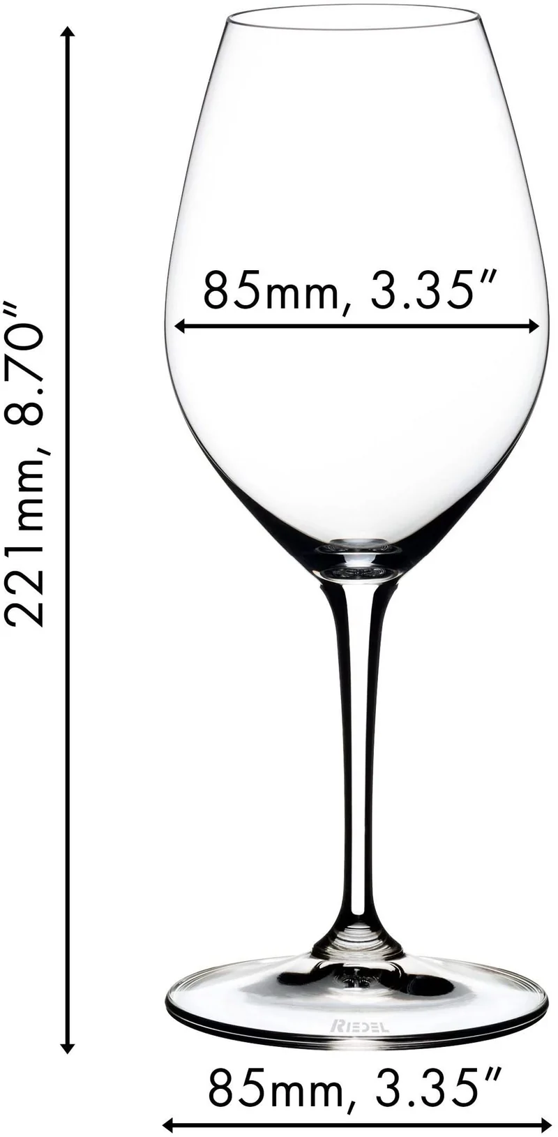 Riedel Champagnergläser / Weißweingläser Wine Friendly - 440 ml - 4 Stück