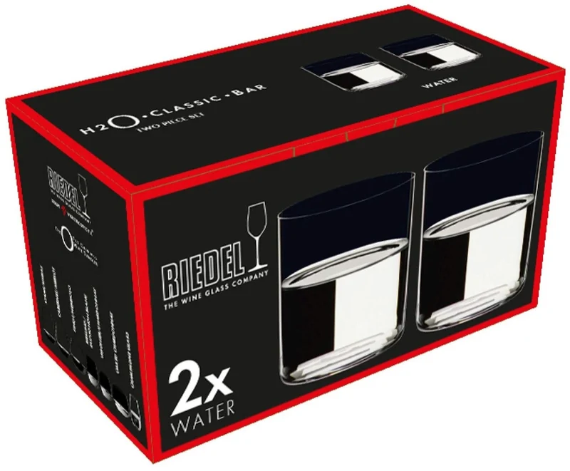 Riedel Wasserglas Kristallglas 330 ml - Wasser/Saft - O Wine - 2er Set