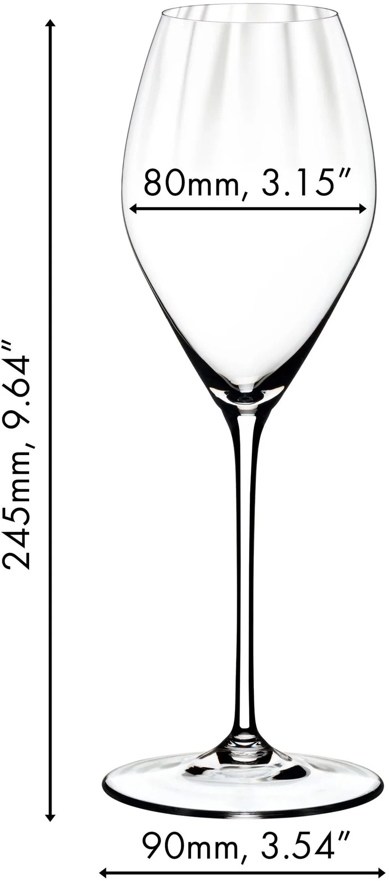 Riedel Champagnergläser - Flöten - Performance - 375 ml - 2 Stück