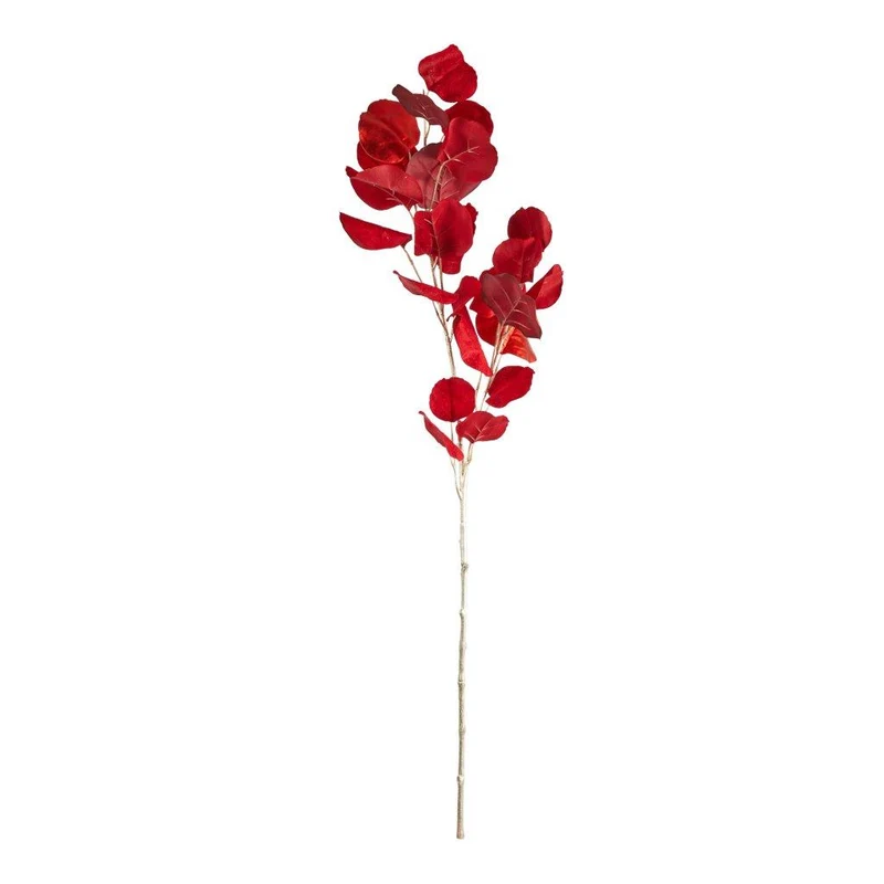 EUKALYPTUSZWEIG ROT/GOLD 115CM