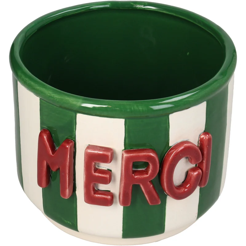 Pflanzgefäß Merci Dolomit Multi 14.2x14.2x11.5cm