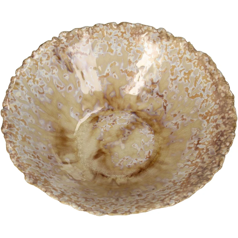 Schale Steingut Beige 19.5x19.5x5.5cm